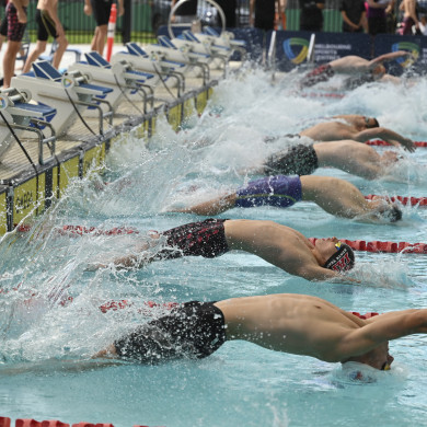 Backstroke start Vic Age Champs