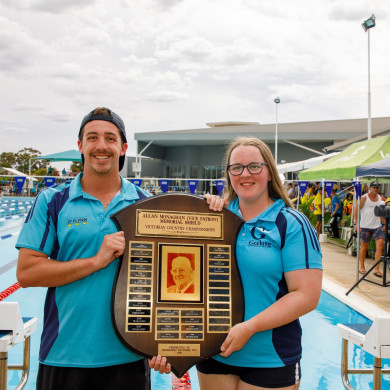 Emma Hocking and Nicholas Hussain - Geelong Swimming Club