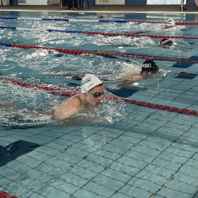 Breaststoke race at Colac SC meet