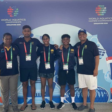 Team Sri Lanka at the world aquatics championships
